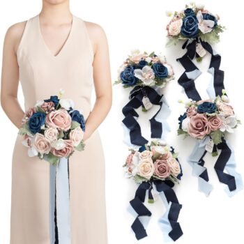 Wedding Bouquet Of Artificial Roses For Photo Studios - Okita Shop