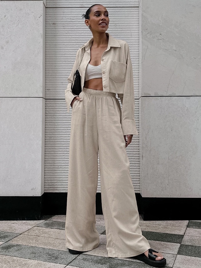 womens-casual-fashion-shirt-an-2-10188 Womens Casual Fashion Shirt And Drawstring Pants S