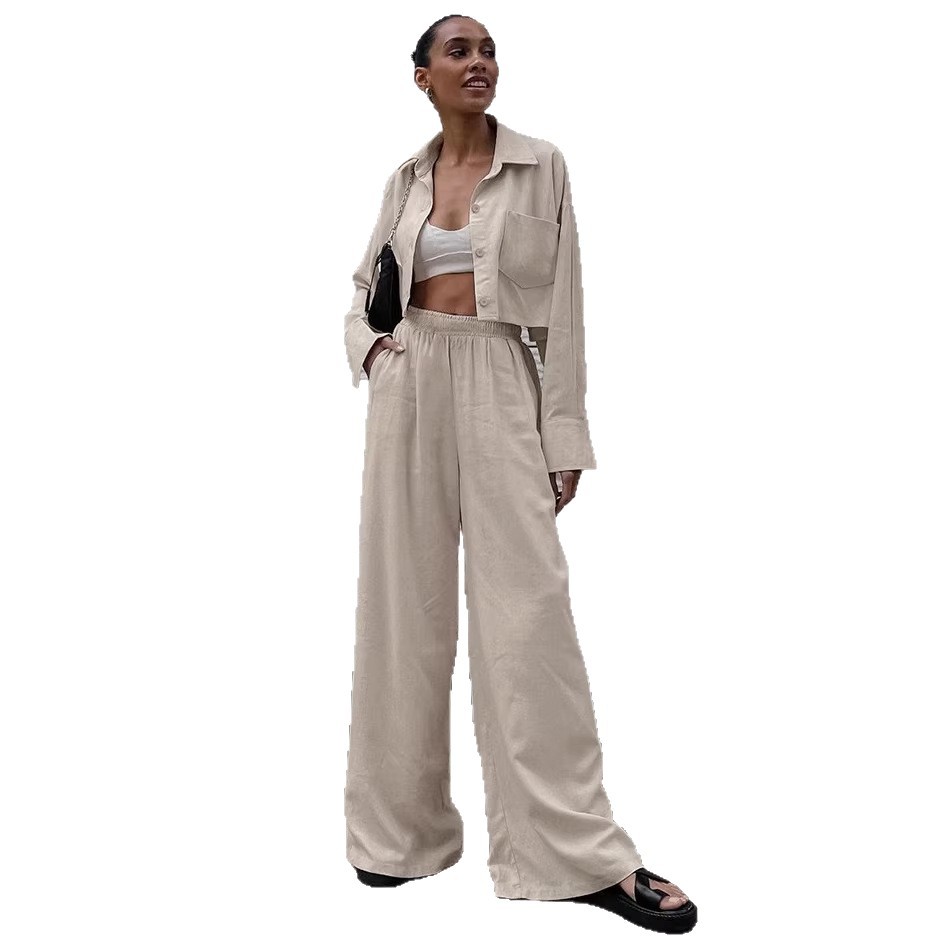 womens-casual-fashion-shirt-an-4-67786 Womens Casual Fashion Shirt And Drawstring Pants S
