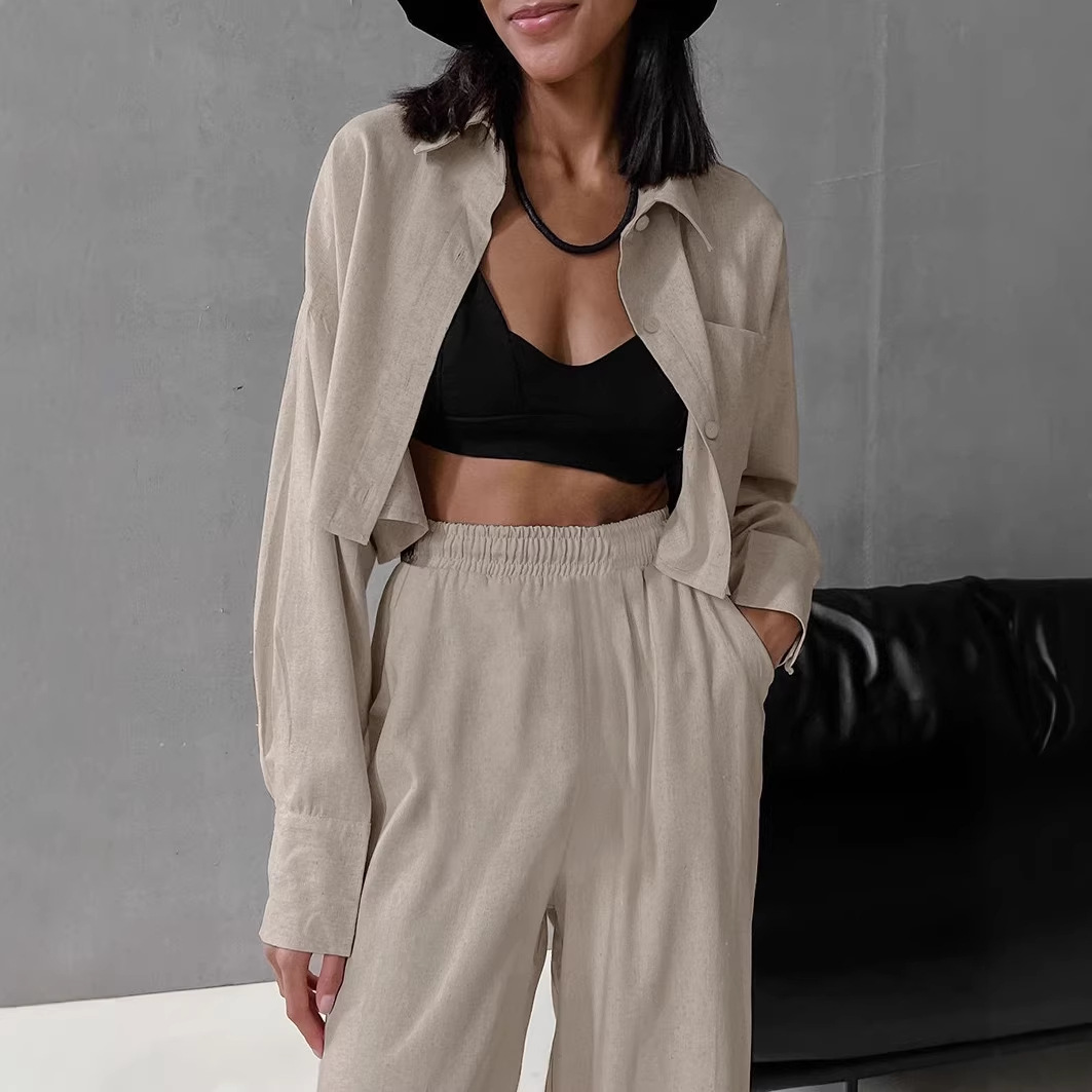 womens-casual-fashion-shirt-an-5-41496 Womens Casual Fashion Shirt And Drawstring Pants S