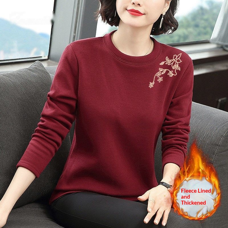 womens-fashion-plus-size-slim-1-45765 Womens Fashion Plus-Size Slim-Fit Long-Sleeve Swea