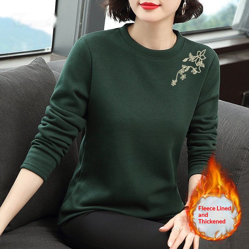 womens-fashion-plus-size-slim-2-45902 Womens Fashion Plus-Size Slim-Fit Long-Sleeve Swea