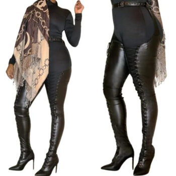 Womens Pointed-ToeWaist-High Side-Zip Stiletto