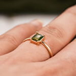 Womens Ring Elegant Imitation-Gold Jewelry