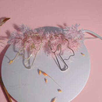 Abstract Couple Outline Drop Earrings - View 2