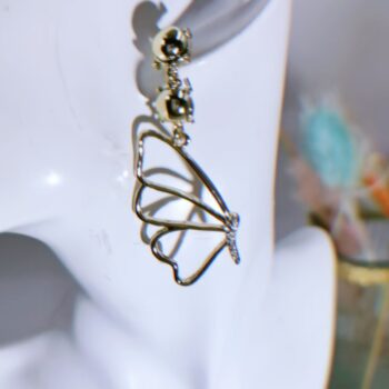 earrings Fairy Style Double Layer Butterfly Earrings