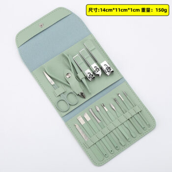 nail clippers set Nail Clippers Set 16-piece Folding Bag Household Nail Clippers Stainless Steel Nail Clippers Pedicure Nail