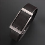 men belt leather Men Belt Leather Belt For Men With Anti-Scratch Buckle Control Design For Formal Work Or Casual