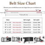 men belt leather Men Belt Leather Belt For Men With Anti-Scratch Buckle Control Design For Formal Work Or Casual