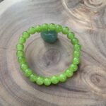 crystal bracelet Green Grape Crystal Handmade Elastic Bracelet